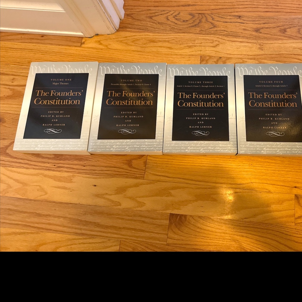 The Founders' Constitution Soft Cover Complete Five Volume Set - Picture 3 of 4
